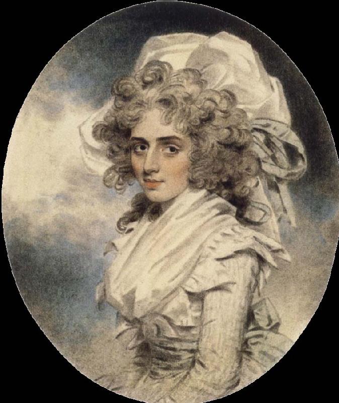 John Downman Portrait of Mrs.Siddons oil painting image